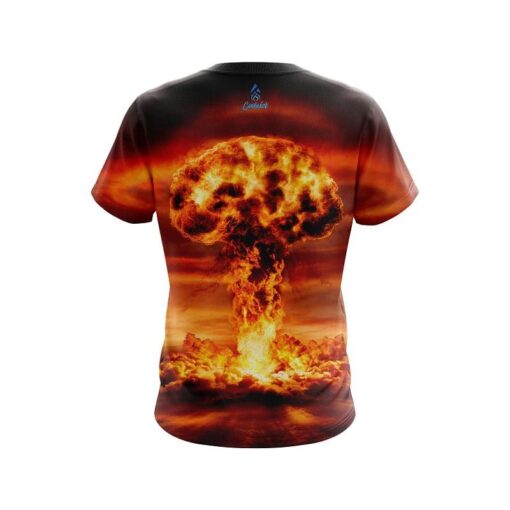 Plain Nuke Explosion CoolWick Bowling Jersey - Image 2