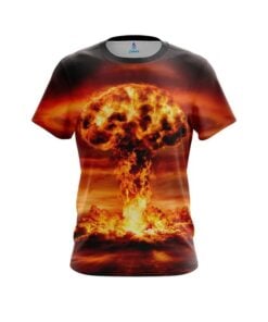 Plain Nuke Explosion CoolWick Bowling Jersey