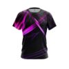 Plain Pink Spiral CoolWick Bowling Jersey