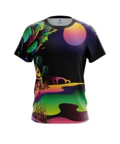Plain Psychedelic Lakeside CoolWick Bowling Jersey