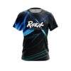 Radical Aqua Swirl CoolWick Bowling Jersey