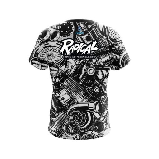 Radical Auto Parts Explosion CoolWick Bowling Jersey - Image 2