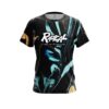 Radical Blue and Gold Resin CoolWick Bowling Jersey