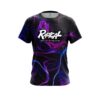 Radical Blue Purple Smoke CoolWick Bowling Jersey