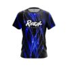 Radical Blue Spiral Waves CoolWick Bowling Jersey