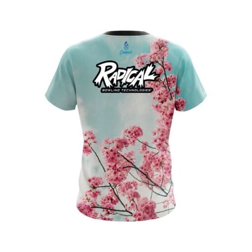 Radical Cherry Blossom CoolWick Bowling Jersey - Image 2