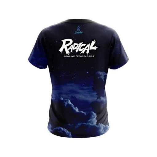 Radical Cloudy Night CoolWick Bowling Jersey - Image 2