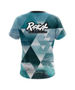 Alternative view of Radical Diamond Waves CoolWick Bowling Jersey
