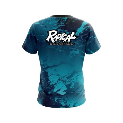 Radical Graphite Blue CoolWick Bowling Jersey - Image 2