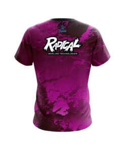 Alternative view of Radical Graphite Pink CoolWick Bowling Jersey