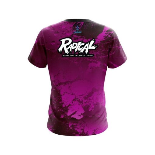 Radical Graphite Pink CoolWick Bowling Jersey - Image 2