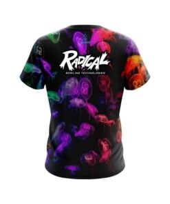 Alternative view of Radical Glowing Jellyfish CoolWick Bowling Jersey