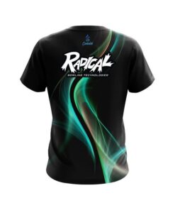 Alternative view of Radical Glowing Wave CoolWick Bowling Jersey