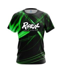 Radical Green Spiral CoolWick Bowling Jersey