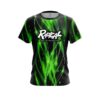 Radical Green Spiral Waves CoolWick Bowling Jersey