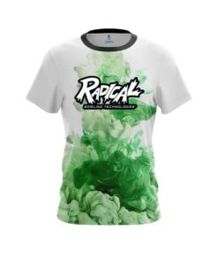 Radical Green ink Splash CoolWick Bowling Jersey