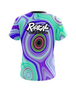 Alternative view of Radical Hypnotic Swirl CoolWick Bowling Jersey