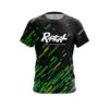 Radical Modern Green Stripe CoolWick Bowling Jersey