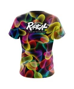 Alternative view of Radical Multi Color Lava CoolWick Bowling Jersey