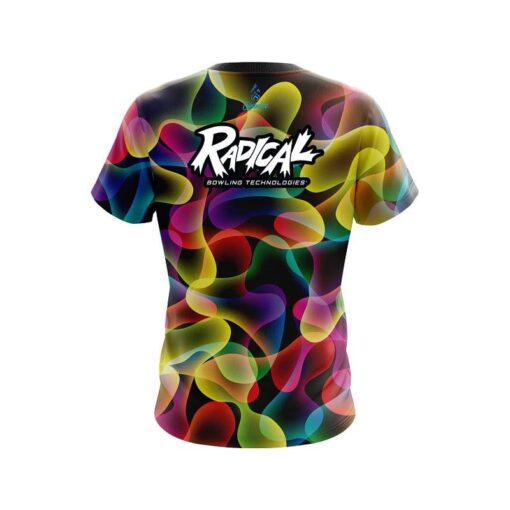 Radical Multi Color Lava CoolWick Bowling Jersey - Image 2