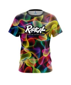 Radical Multi Color Lava CoolWick Bowling Jersey
