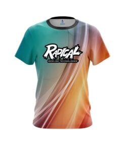 Radical Multi Color Swirl CoolWick Bowling Jersey