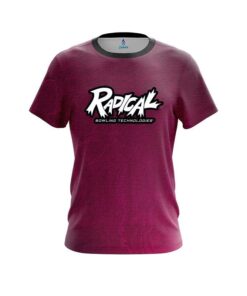 Radical Pink Grunge Canvas CoolWick Bowling Jersey