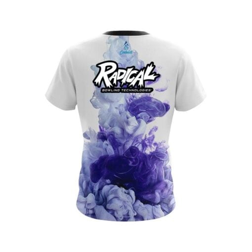 Radical Purple ink Splash CoolWick Bowling Jersey - Image 2