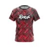 Radical Red Diamond Plate CoolWick Bowling Jersey