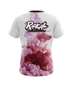 Alternative view of Radical Red ink Splash CoolWick Bowling Jersey