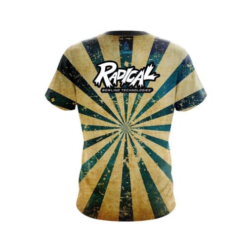 Radical Retro Grunge 2 CoolWick Bowling Jersey - Image 2