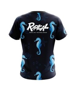 Alternative view of Radical Underwater Seahorse CoolWick Bowling Jersey