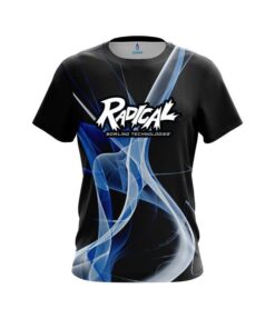 Radical Smokey Blue Wave CoolWick Bowling Jersey