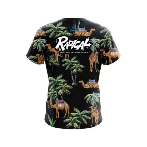 Radical Tropical Camel CoolWick Bowling Jersey - Image 2