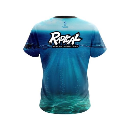 Radical Underwater Abyss CoolWick Bowling Jersey - Image 2