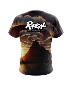 Alternative view of Radical Volcano Alley CoolWick Bowling Jersey