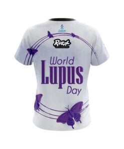 Alternative view of Radical World Lupus Cancer Awareness 3 CoolWick Bowling Jersey
