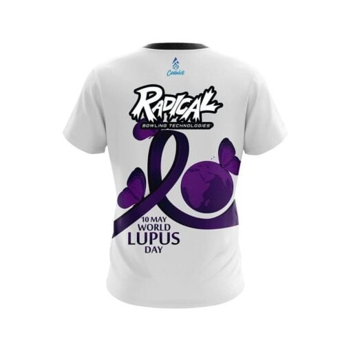 Radical World Lupus Cancer Awareness  CoolWick Bowling Jersey - Image 2