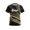 Radical Yellow Motion Swirl CoolWick Bowling Jersey