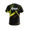 Radical Yellow Spiral CoolWick Bowling Jersey - Image 2