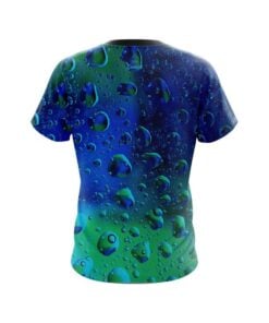 Alternative view of Plain Rain Drop CoolWick Bowling Jersey
