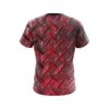 Plain Red Diamond Plate CoolWick Bowling Jersey - Image 2