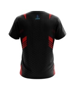 Alternative view of Plain Red Steel CoolWick Bowling Jersey