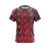 Plain Red Diamond Plate CoolWick Bowling Jersey