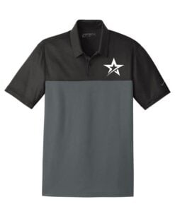 Roto Grip Mega Cell Black Grey Men's Nike Dri-Fit Coolwick Polo