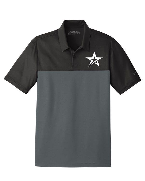 Roto Grip Mega Cell Black Grey Men's Nike Dri-Fit Coolwick Polo