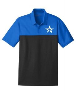Roto Grip Mega Cell Blue Saphire Men's Nike Dri-Fit Coolwick Polo