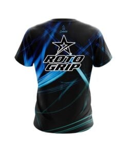 Alternative view of Roto Grip Aqua Swirl CoolWick Bowling Jersey