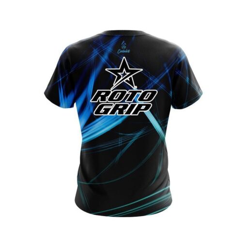 Roto Grip Aqua Swirl CoolWick Bowling Jersey - Image 2