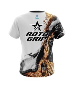 Alternative view of Roto Grip Black And Gold Liquid Marble CoolWick Bowling Jersey